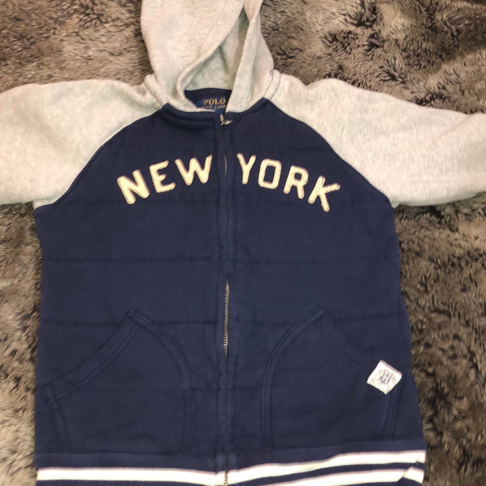 Ralph Lauren zip down hoodie